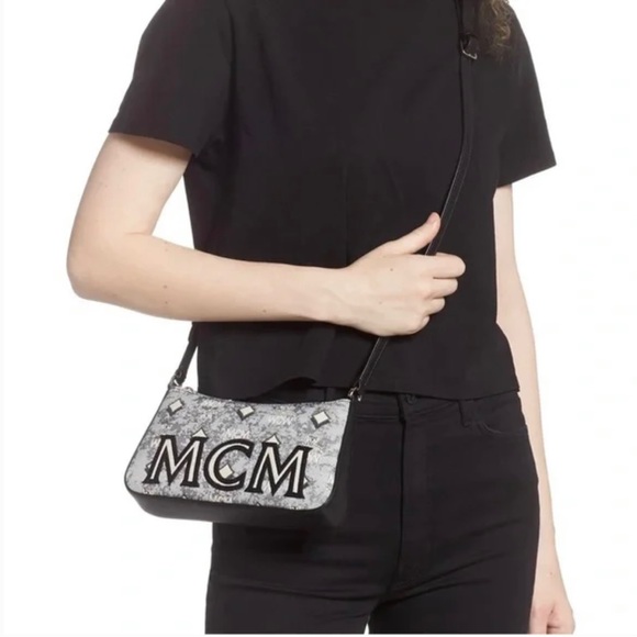 MCM Mini Vintage Jacquard Shoulder  Bag - Picture 14 of 14